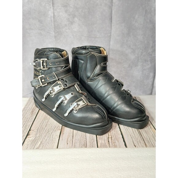 Rieker Sealed Sole Garntiesohle Leather Boots Size 8.5 One Buckle Missing main image 9